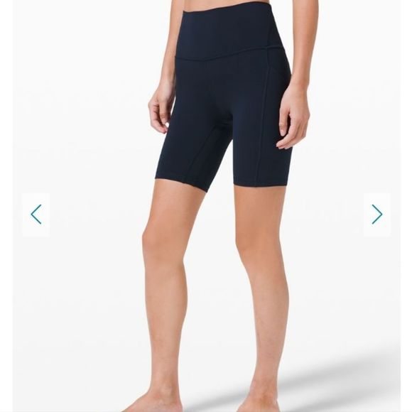 [SOLD] Lululemon Align High-Rise Short 8" Pockets True Navy sz 4 - Picture 4 of 8